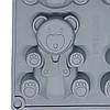 Силіконова форма Profsil Ведмедики Барні 6 в 1 сіра, фото 6