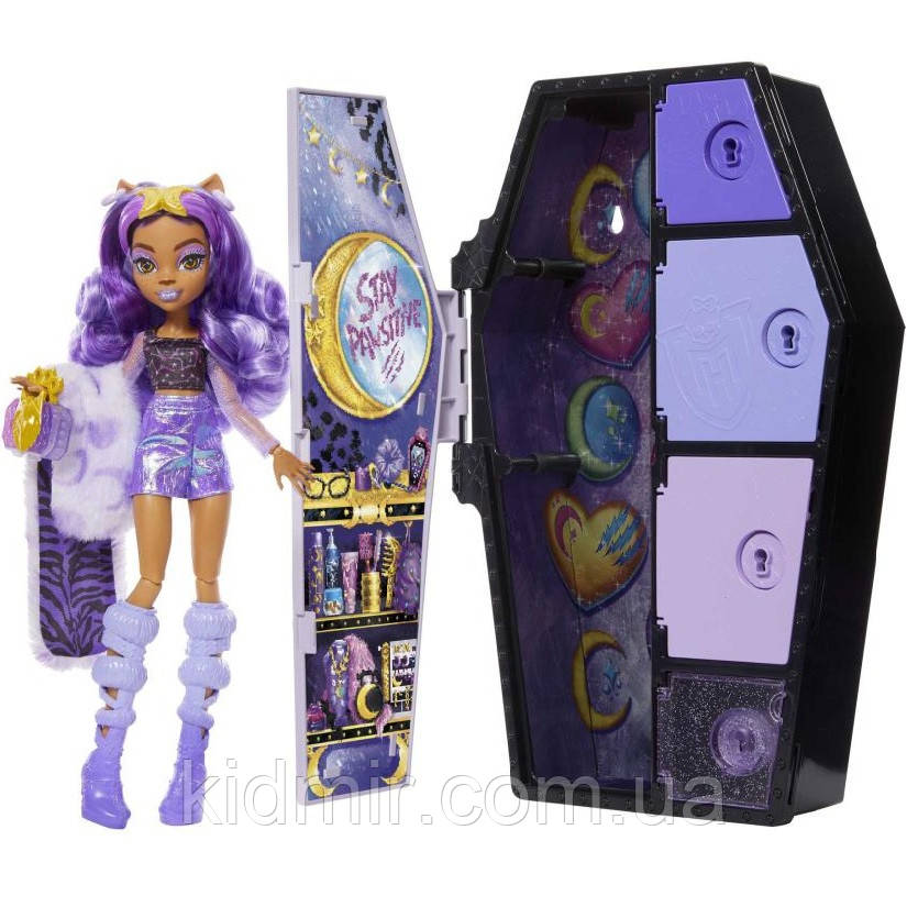 Лялька Монстр Хай Клодін Вульф Шафа з секретами Monster High Clawdeen Wolf HNF74, фото 1