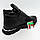 Жіночі зимні чорні кросiвки з хутром 37. Розміри в наявності: 37, 38, 40, 41., фото 2