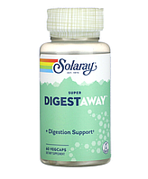 Супер ферменты для пищеварения, Super Digestaway, Solaray, 60 капсул
