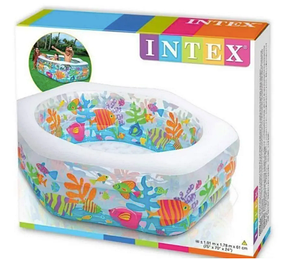 Дитячий надувний басейн "Океанський Риф" Intex 56493 NP; 510 л - 191-178-61см, фото 4