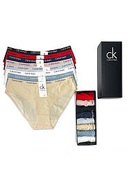 Жіночі трусики труси сліпи Calvin Klein Кельвін Кляйн безшовні класичні однотонні жіночі труси