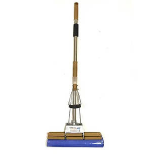 Швабра 2 від.1032 ДУЕТ (кор.тверд.запас 33 см, нерж.візок.руч.)