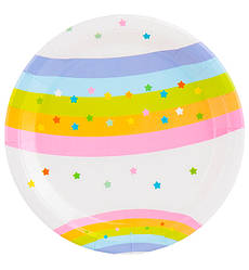 Паперові тарілки "Colorful" (10 шт.), Ø - 18 см