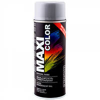 Краска-эмаль отдаленно-серая 400мл универсальная декоративная MAXI COLOR ( ) MX7046-MAXI COLOR