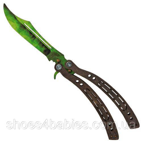Ніж Метелик "CS GO (Emerald)"
