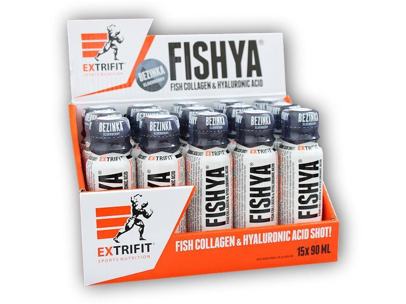 Колаген рибного походження Extrifit Shot Fishya 15 x 90 ml (Elderberry)