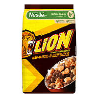 Готовий сухий сніданок Lion Карамель та шоколад з вітамінами та мінеральними речовинами 375 г (5900020041746)