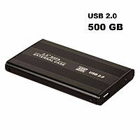 Внешний HDD 2.5" Usb 2.0 500GB TRY TB-S254U2 металлический корпус, черный