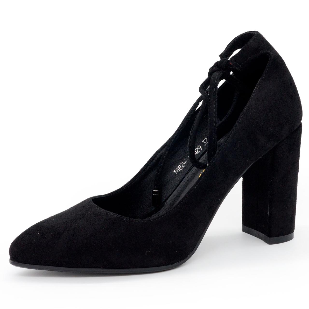 Жіночі туфлі LIICI 1882-X8429 чорні бант 39. Розміри в наявності: 39, 40.