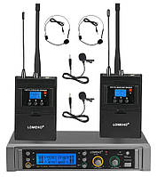 Гарнитура LOMEHO LO-U11H2 Радиомикрофон Радиосистема петличный микрофон UHF наголовной