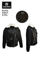 Куртка-косуха жіноча екошкіра, утеплена, розміри S-2XL "AOLONG"купити недорого від прямого постачальника