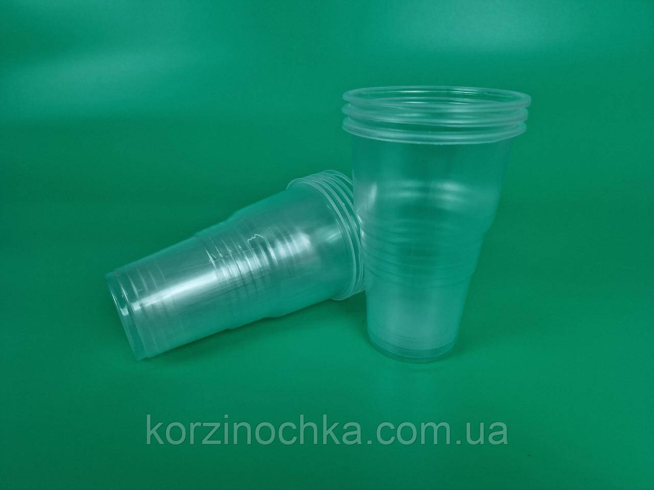 Пивний Квасний Стакан одноразовий пластиковий 520 гр(50 шт)