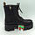 Зимові чорні жіночі черевики в Dr. Martens на платформі - 004 36. Розміри в наявності: 36., фото 2