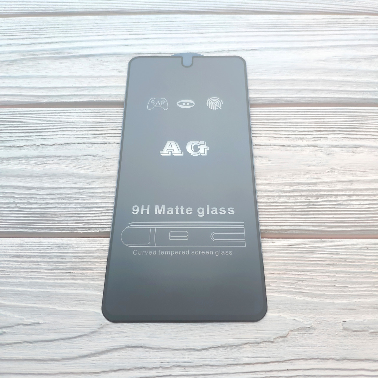 Захисне Скло AG Matte Full Glue для Xiaomi Redmi Note 12 5G Матове Чорне