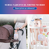 Генератор білого шуму для немовлят А1 з проектором зоряного неба. Рожевий, фото 5