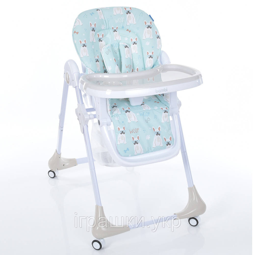 Стільчик трансформер для годування Bambi M 3233 Puppy Boy Beige, фото 1