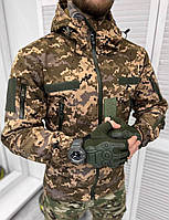 Курточка softshell піксель всу, Осіння тактична армійська куртка Soft-shell, XXL