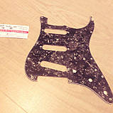 Пікгард чорний перламутровий SSS для електогітари Fender Stratocaster на Америку, фото 5