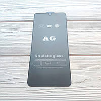 Захисне скло AG Matte Full Glue для Xiaomi Redmi Note 10 Pro Матове Чорне