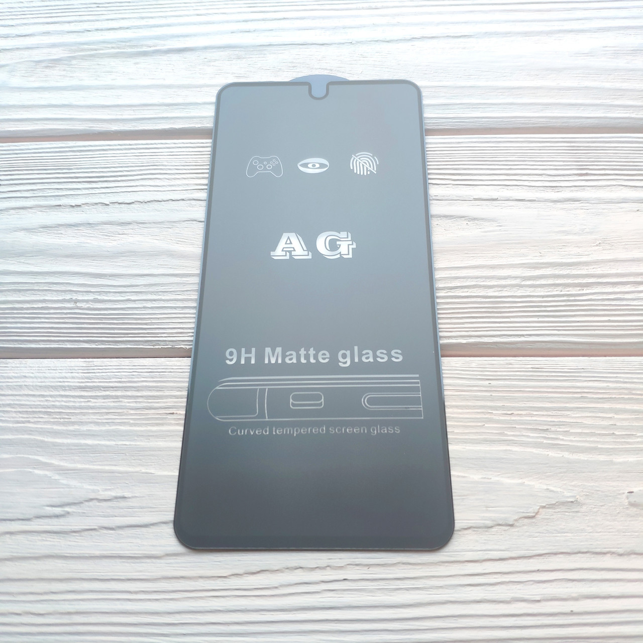 Захисне скло AG Matte Full Glue для Xiaomi Redmi Note 10 Pro Матове Чорне