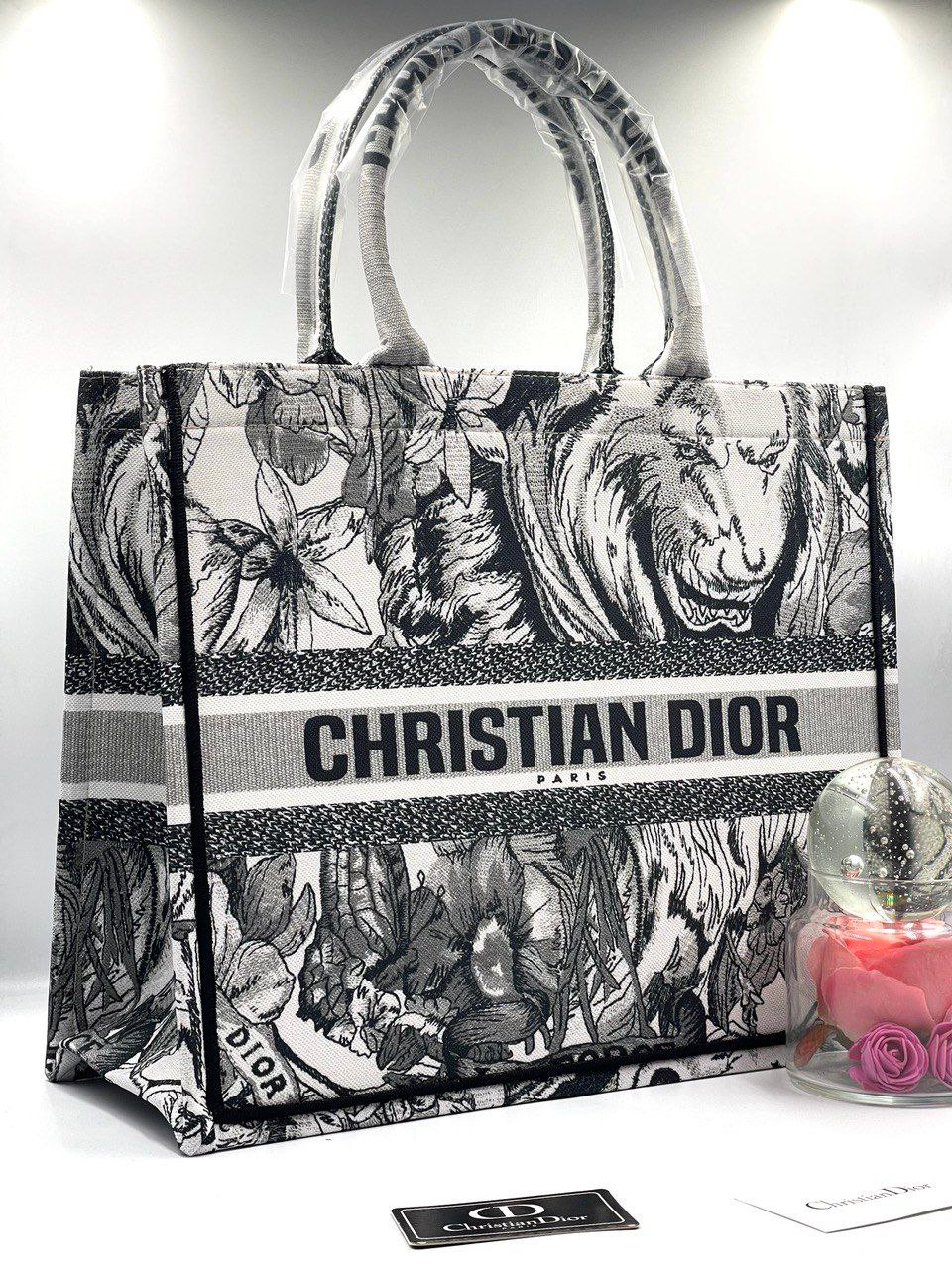 Жіноча сумка Dior, тканинний шопер, 42*35*17 см, 931137, фото 1