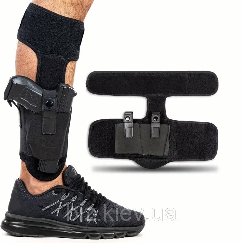 Кобура Holster прихованого носіння на ногу чорна
