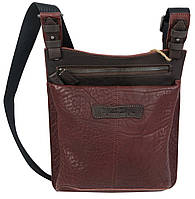 Кожаная мужская сумка планшетка Михаил Ихтяр (45041 bordo brown-TS) 240х260х30 бордовая DS