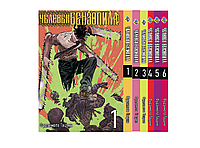 Комплект Манги Bee's Print Человек-бензопила Chainsaw Man Том с 01 по 06 на украинском языке BP CMSET 02 DS