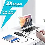 IPosible HX160Y1 Power Bank, портативний зарядний пристрій 24800 мА·год повербанк павербанк, фото 4