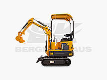 Міні-екскаватор Berger Kraus BK1200AS поворотна стріла з ковшем 380 мм, фото 6