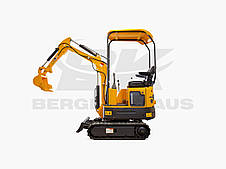 Міні-екскаватор Berger Kraus BK1200ASR з навісним обладнанням KUBOTA на торсіонній рамі з регульованими гусеницями, фото 3