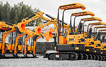 Міні-екскаватор Berger Kraus BK1200AS поворотна стріла з ковшем 380 мм, фото 5