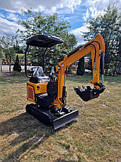 Міні-екскаватор Berger Kraus BK1300JSR двигун KUBOTA управління джойстик, фото 4