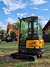 Міні-екскаватор Berger Kraus BK1500KSR з кабіною та аксесуарами YANMAR, фото 5