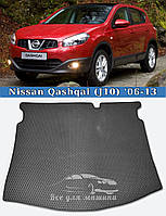 ЕВА коврик в багажник Nissan Qashqai J10. EVA ковер багажника Нисан Кашкай