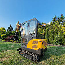 Міні-екскаватор Berger Kraus BK2000KSR з кабіною і двигуном YANMAR, фото 4
