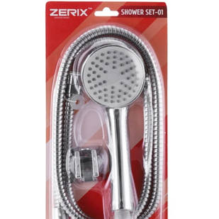 Душевой набор (шланг, лейка, держатель) Zerix Shower