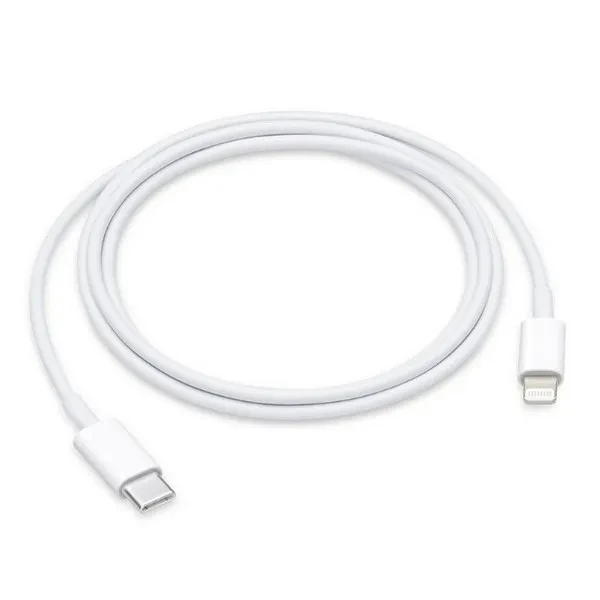 ДАТА-КАБЕЛЬ FOXCONN 1M USB TYPE C (ТАТО) - LIGHTNING (ТАТО) WHITE, фото 1