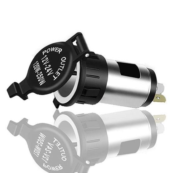 Гнездо прикуривателя разъем 12V 120W, металеве