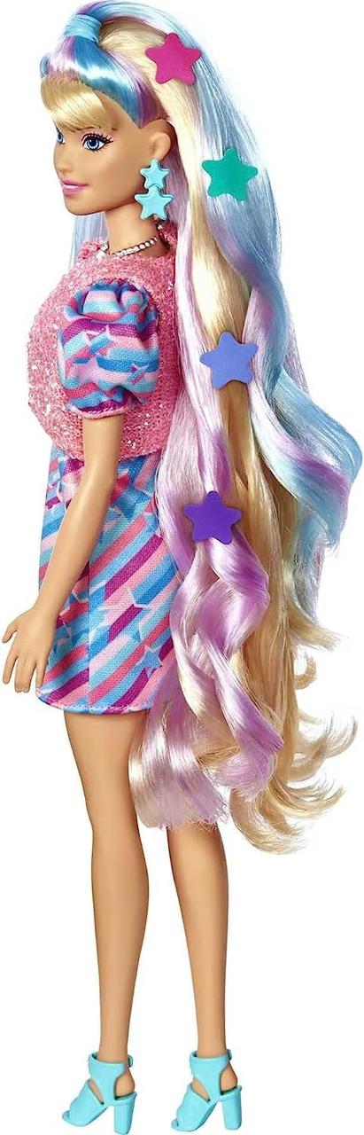 Лялька Барбі Зіркова красуня Фантастична зачіска Barbie Totally Hair Doll 15 Styling Accessories - фото 5 - id-p1899928252