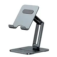 Подставка для планшета Baseus Desktop Biaxial Foldable Metal Stand Gray