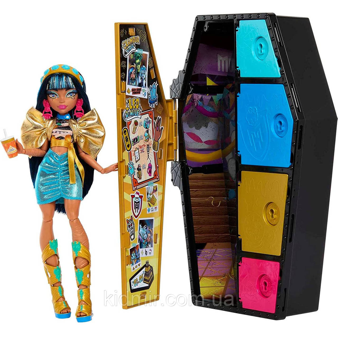 Лялька Монстр хай Клео де Ніл Шафа з секретами Monster High Cleo De Nile HKY63