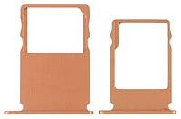Держатель Sim-карты и карты памяти Nokia 3 медный Copper White на 1 Sim-карту комплект 2