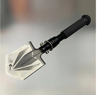 Лопата складная тактическая Skif Mouse 2 нержавеющая сталь, складная лопата для военных, лопата с пилой Star