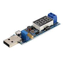 Модуль універсальний DC-DC USB 5В 0,8A -->1,2-24В CVadj один регулятор