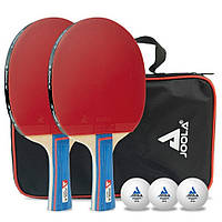 Ракетка для настольного тенниса TT-SET DUO Joola jset2, 2 ракетки + 3 мяча , World-of-Toys