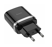 Сетевое зарядное устройство Hoco Smart QC3.0 charger Black (C12Q)