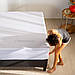 Наматрацник стьобаний 120х190 см, Oscar з тканинним бортом, фото 5
