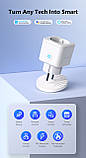 Розумна WiFi-розетка, керування з телефона, таймер, фото 3